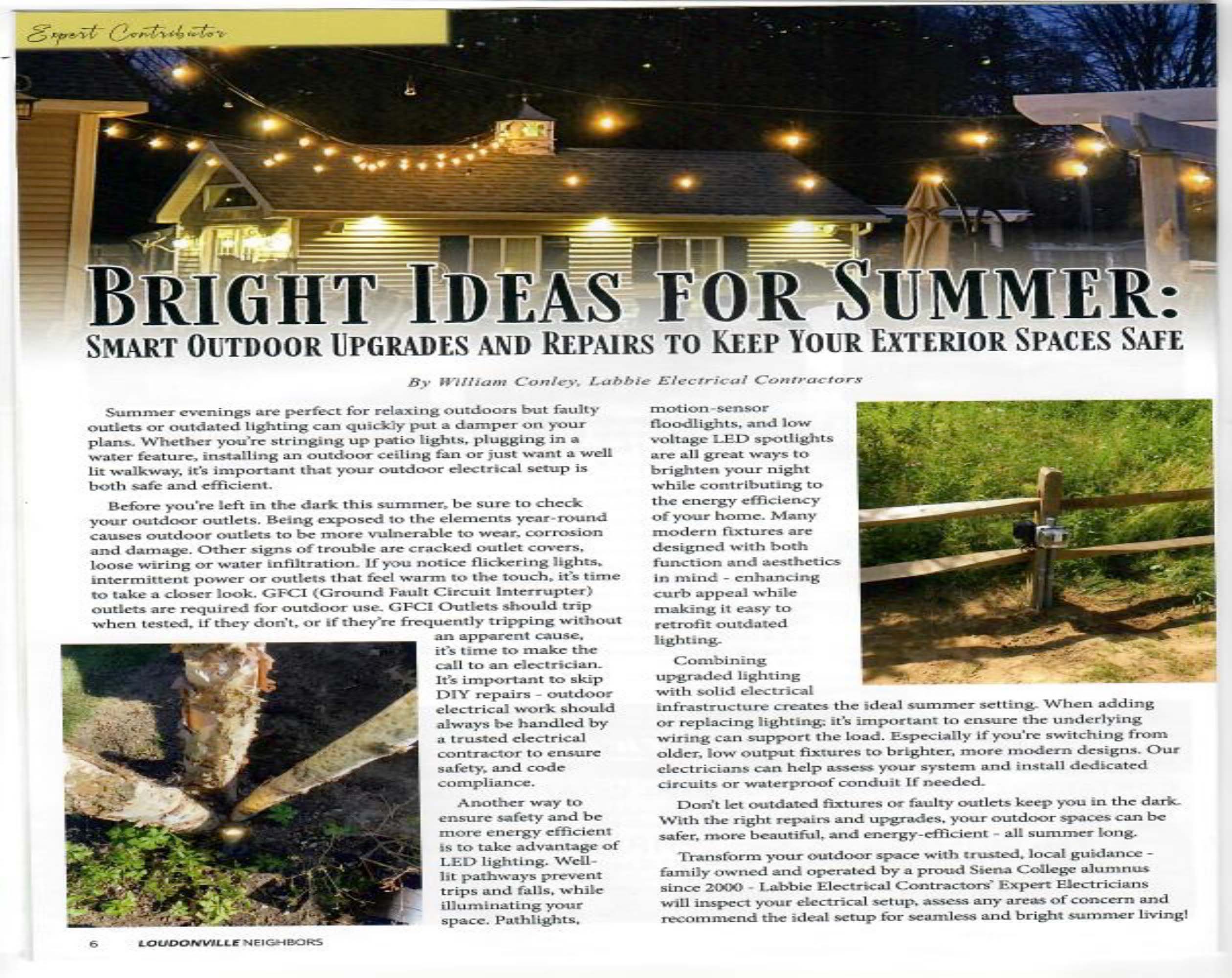 Labbie Electric Bright Ideas For Summer